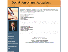 Tablet Screenshot of boliappraisers.com